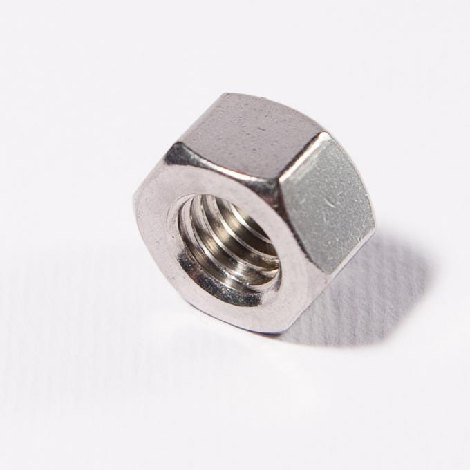A4-70 UNI5587 ISO4033 M6 ถึง M90 Carbon Steel Nuts 1